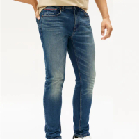 【Tommy Hilfiger】官方旗艦館 TH Flex 修身彈性牛仔褲 _藍色