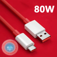 For Oneplus 80W SUPERVOOC 2.0 Fast Charger Cable USB Type C 8A For Oneplus 11 11R 10R Nord 3 CE3 N30 2T 10 PRO Ace 2 2V