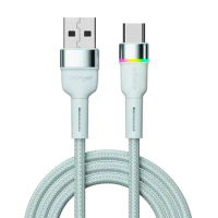 Fast charging data cable RGB mobile phone charging cable suitable for Huawei, Samsung, and Xiaomi phones