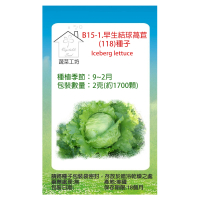 【蔬菜工坊】B15-1.早生結球萵苣種子(118)