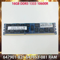 16GB DDR3 1333 10600R 16G 647901-B21 647653-081 PC Server Memory