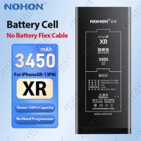 NOHON Phone Battery for iPhone XR XS Max 13 12 11 Pro Max Batteries Cell No Flex Cable BMS Repair Battery Health Bateria