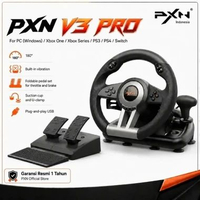 PXN V3 PRO Racing Wheel Gaming Steering Wheel & Pedal Set Original Garansi Resmi - Support PC PS4 Xb