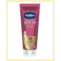 VASELINE 凡士林紅色抗衰身體乳 HEALTHY BRIGHT GLUTA-HYA SERUM BURST LOTION PRO-AGE RESTORE 200ML