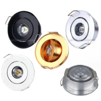 Dimmable LED new mini downlights 1W/3W spotlights Embedded sky lights AC85-265V Seiko aluminum home commercial lighting