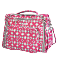 【JuJuBe】BFF Diaper Bag 後背包 側背包 手提包 大容量 媽媽包(Pink Pinwheels)