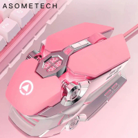 Pink Gaming Mouse D Backlight Sint 3200Dpi Ergonomic 7 SSS