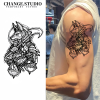 Anubis tattoo temporary tattoo lasts 15 days waterproof and rub-resistant. Tattoo sticker