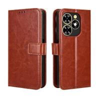 Cho TECNO Spark 20c trường hợp ví lật đồ đựng thẻ vỏ bằng da PU vỏ TECNO spark20c điện thoại chống s