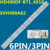 LED Backlight Strip For 49‘’TV Hisense_49_HD490DU-E31_4X10 H49M3000 LED49EC520UA LED49EC620UA LED49K300U JL.D490A1330-003BS-M