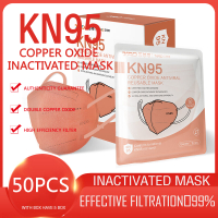 [Individually]BT 50pcs Wpd Copper Oxide Mask 5ply Reusable Unobstructed Breathing Kf94 Mask Kids 5 L