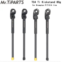 Mr.tiparts Bike Titanium Tc4 Kickstand for Brompton p line Side Stand 80g For P/t/c/a Line Superlight 16inch 349