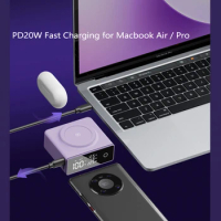 Magnetic Qi Wireless Power Bank 20000mAh 22.5W Fast Charger Powerbank for Laptop MacBook iPhone 15 14 13 Xiaomi Huawei Poverbank