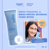 Lightplus by Wardah Face Wash Low pH Nano Niacinamide Hyaluronic Zinc Whip Facial Foam 50 ml | Sabun