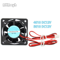 Quạt tuabin máy in 3D, 4010, 40x40X10, 5010mm, 50x50x10, 2Pin Quạt làm mát không chổi than, Quạt DC