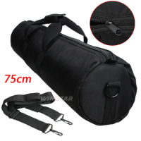 Black 75cm Padded Strap Camera Monopod Tripod Carry Case Travel Case For Manfrotto Gitzo Velbon Tripod bag