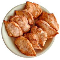 <อ่านก่อนสั่งซื้อ>CPอกไก่อบหอมอร่อย 1 kg อกไก่คลีน 10-11 ชิ้น (สินค้าปรุงสุกแช่แข็ง เวฟ3-4นาทีก่อนทา