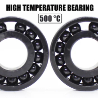 6013 High Temperature Bearing 65*100*18 mm ( 2 Pcs ) 500 Degrees Celsius Full Ball Bearing