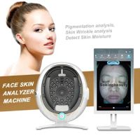 Hot Sale Products 21.5 Inc Pad 3d Magic Facial Face Hair Skin Analyzer Mirror Skin Analysis Machine for Analyze Skin Problems