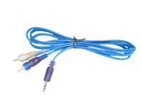 Kabel jack 2x1 kabel rca to audio aux hp ke speaker