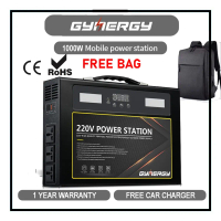 ( Tahan Lama+1 Year Warranty ) GYNERGY 350~1000W Portable Power Station Supply AC 220V Output Urgent