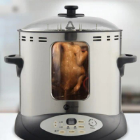 Household Roast Chicken Oven, Roast Duck Oven, Electric Roast Oven, Smokeless, Small, Fully Automatic Rotating Special