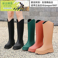 【現貨】????雨鞋 雨靴 防滑雨鞋 防水鞋 日係高筒雨鞋 女成人時尚新款長筒雨靴 防滑防水鞋 輕便耐磨廚房膠鞋-Misaki精品