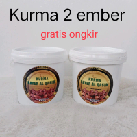 Paket 2 ember kurma berat bruto tolal 500 g / ember cod kurma enak dan bergizi