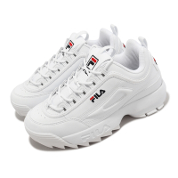 Fila 休閒鞋 Disruptor 2 1998 男鞋 女鞋 白 厚底 增高 老爹鞋 經典 鋸齒鞋底 4C608X125