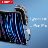 USB C HUB for iPad Pro 11 12.9" 2022 2020 2018 Type C Dock USB 3.0 HDMI 3.5mm PD Port Splitter Adapter Converter Tablet Hub