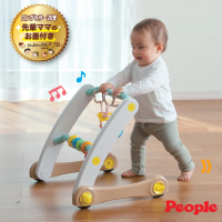【People】折疊式簡易健力架&amp;學步車組合(安撫玩偶/塑膠袋聲音)