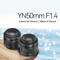 YONGNUO YN50mm Lens YN50mm F1.4 Standard Prime Lens Large Aperture Auto Focus Lens for Canon EOS 70D 5D2 5D3 600D DSLR Camera