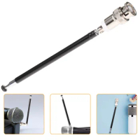 Wireless Microphone Antenna Pull Rod Receiving Signal Line Universal 5-section for Transmitter Receiver Microphones Pvc System