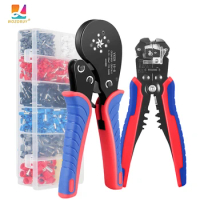 Stripping Plier Tool Crimping Pliers Ferrule Sleeves Tubular Terminal Tools vxc9 16-6 Wire Crimper Household Electrical Sets