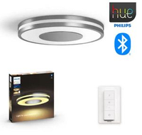 PHILIPS HUE 32610 (銀色) 支援藍牙與智慧控制 White Ambiance 黃白光圓形吸頂燈 連遙控