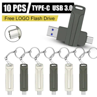 Type-c USB Flash Drives for SmartPhone 16GB 32GB 128GB 64GB 256GB Pen Drive USB 3.0 PenDrives for SmartPhone, MacBook, Tablet