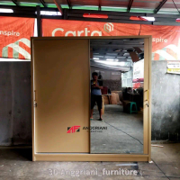 Lemari pakaian pintu sliding