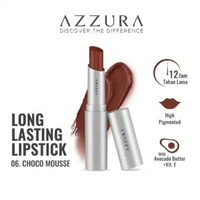AZZURA Longlasting Lipstick Lipstik Tahan Lama 06 Choco Mousse