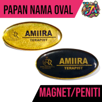 NAME TAGE/PAPAN NAMA/PAPAN DADA KOPRI SAMA PIN KOPRI MANGNET PENITI