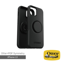 【OtterBox】iPhone 13 6.1吋 Symmetry炫彩幾何泡泡騷保護殼(黑)