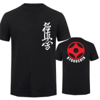 Tshirt men Unisex Tshirt Black Tshirts Homme Tees Kyokushin Karate Masutatsu Oyama Karate Japan Custom T-Shirt Print TShirt Men