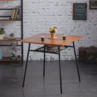 《AccessCo》工業風復古方桌 餐桌 咖啡桌(75x75x73)