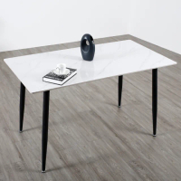 【多瓦娜】依翁特4.3尺岩板餐桌130x70cm(桌/飯桌/餐廳)