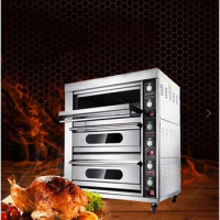 2023 Industrial Bread Oven Electric Gas Double Desk Commercial Baking Oven Bakery Oven Industrial Oven for Baking Pizza Oven