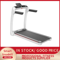 Treadmill shock-absorbing small silent household multi-functional foldable wide treadmill fitness home electric