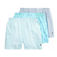 Polo Ralph Lauren Classic Fit Woven 棉質寬鬆四角褲 (三件組)