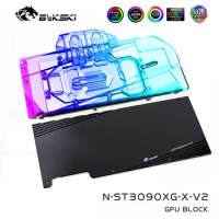 Bykski N-ST3090XG-X-V2 GPU Water Block For ZOTAC RTX3090 3080 GAMING OC/Trinity/AMP Holo Graphics Card,VGA Cooler