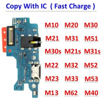 USB Charger Charging Dock Board Port Flex Cable For Samsung M21 M31 M31S M51 M10 M20 M30 M30s M21s M13 M32 M52 M62 M23 M33 M53