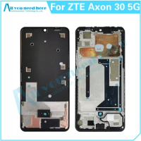 Front Frame Middle Plate Housing Board LCD Support Mid Faceplate Bezel For ZTE Axon 30 5G A2322 A2322G Repair Parts Replacement