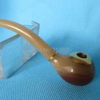 Use Healthy filter cigarette holder Tibetan Wild Goat Horn Pipe can clean - 95 MM